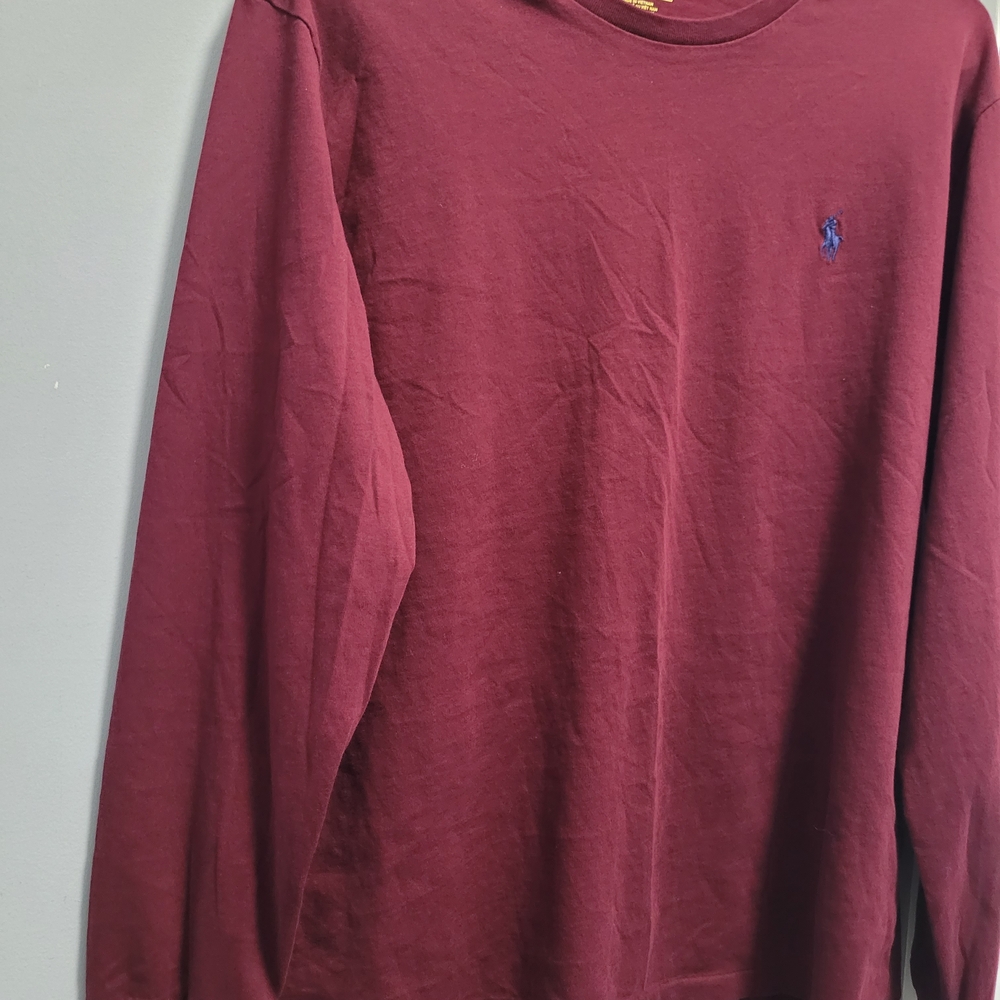 Polo by Ralph Lauren Maroon Long Sleeve Shirt